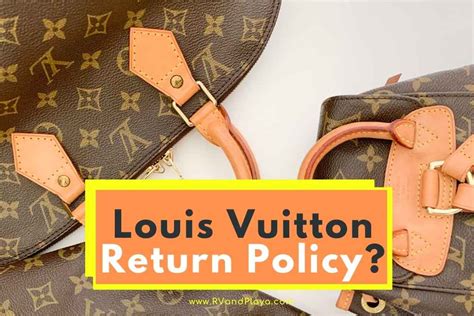 louis vuitton policy|louis vuitton return policy usa.